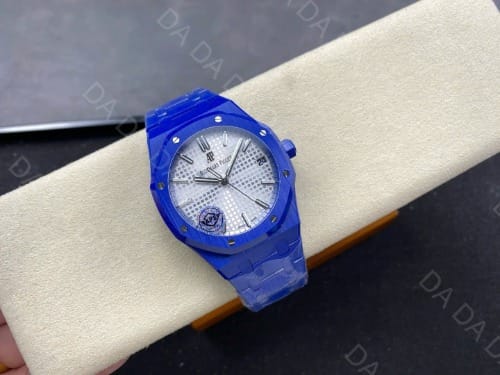 오데마피게 로얄오크 15500 세라믹 블루 흰판 41mm