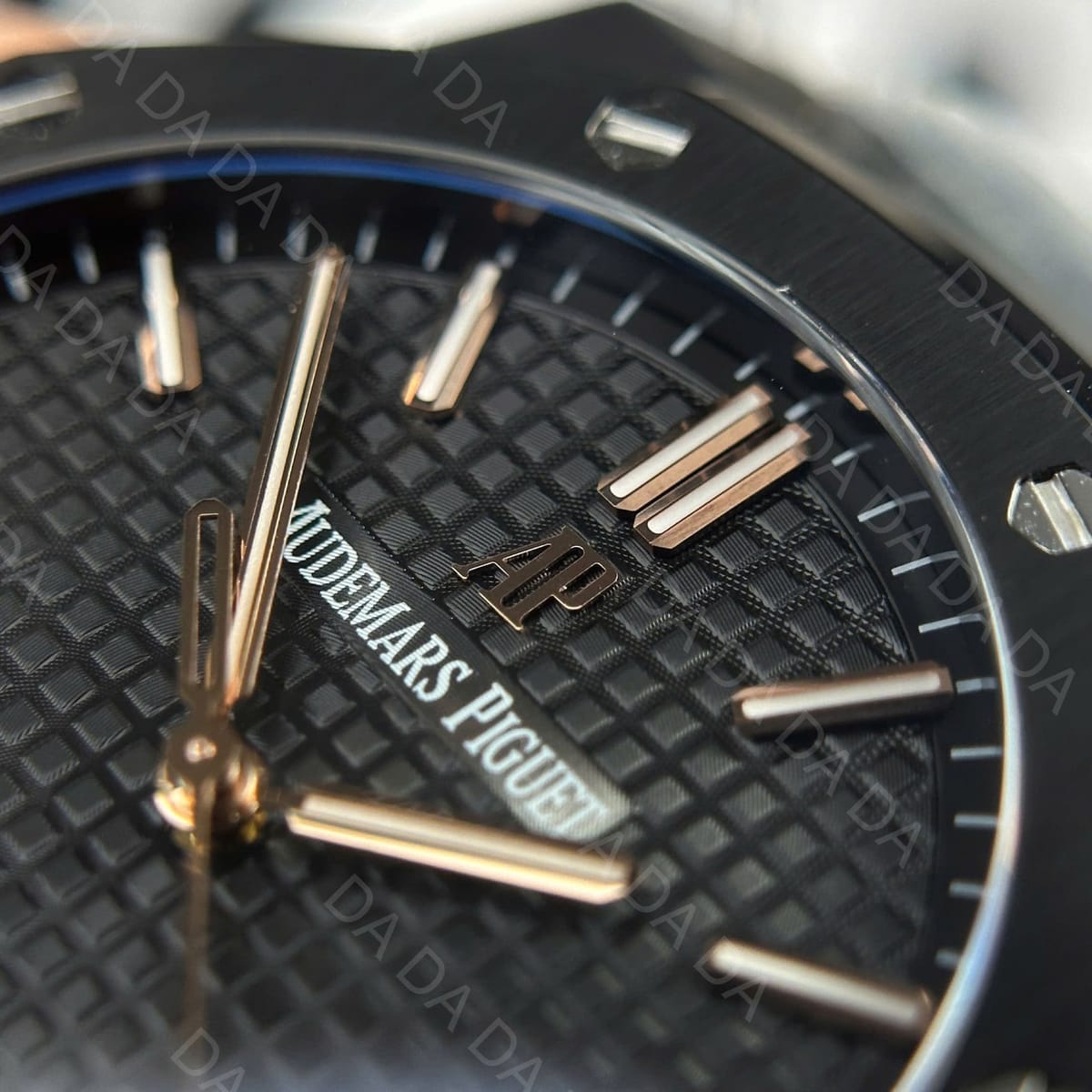 오데마피게 로얄오크 15500 블랙세라믹 검판 골드 커스텀 41mm 7