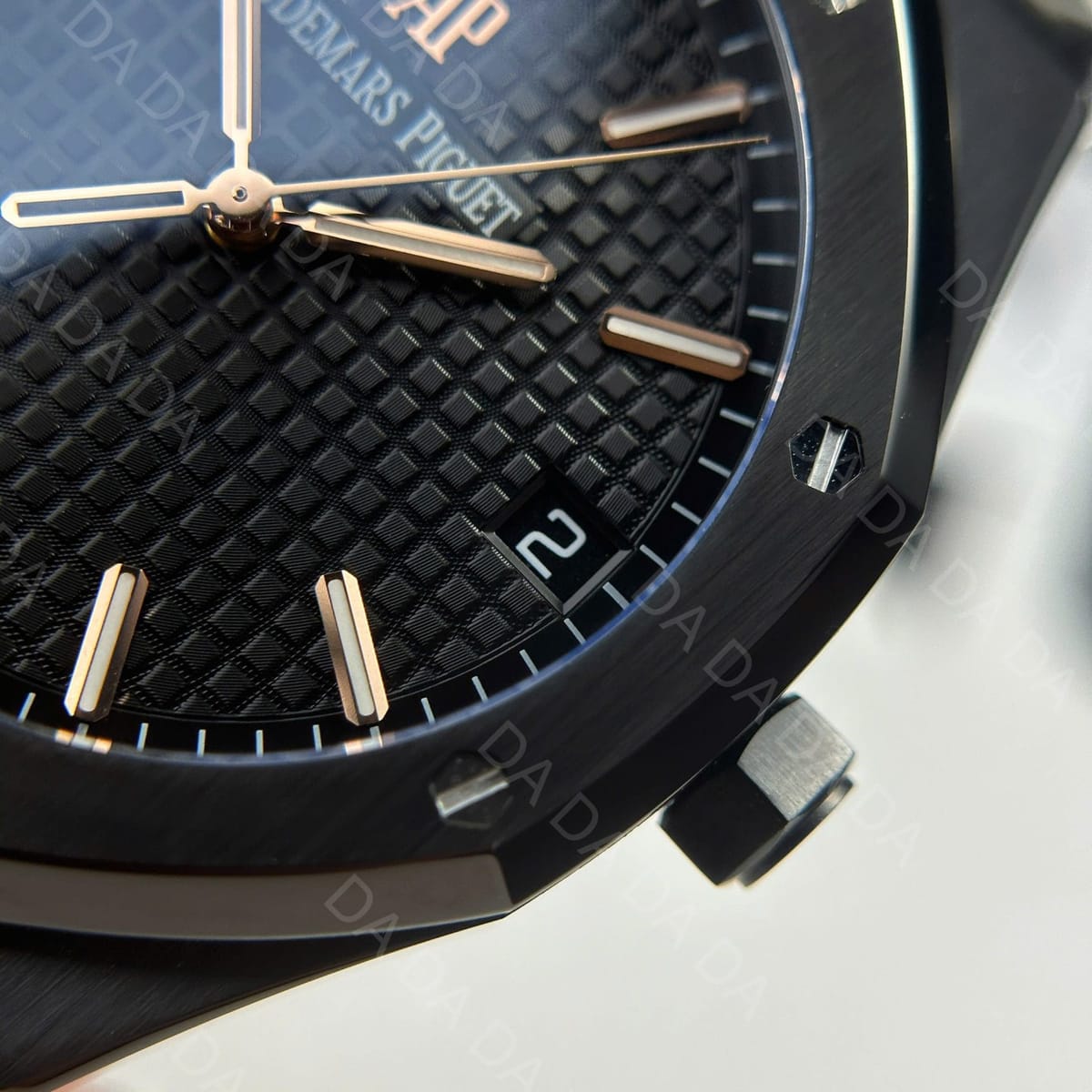 오데마피게 로얄오크 15500 블랙세라믹 검판 골드 커스텀 41mm 8