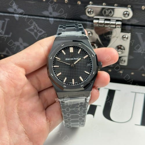 오데마피게 로얄오크 15500 블랙세라믹 검판 골드 커스텀 41mm