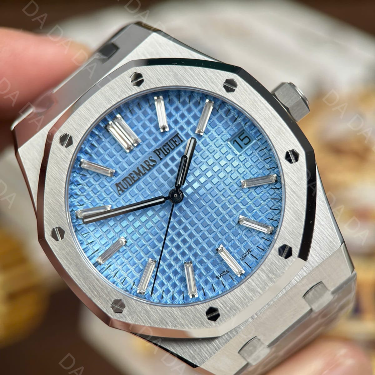 오데마피게 로얄오크 15510 아이스블루 41mm 12