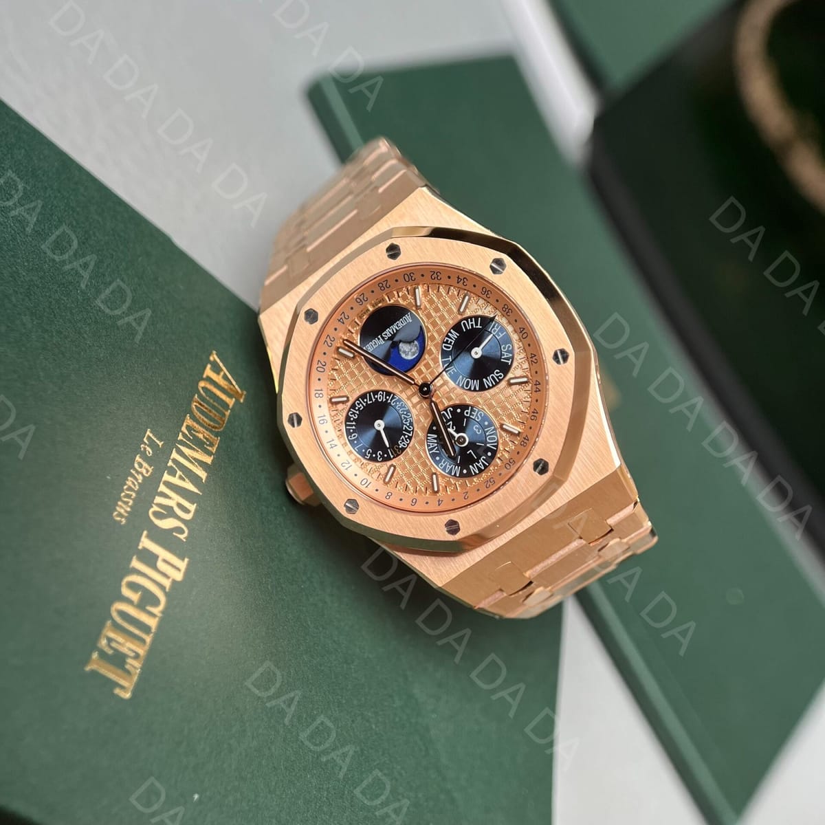 오데마피게 로얄오크 26574 금통 로즈골드 다이얼 41mm 4