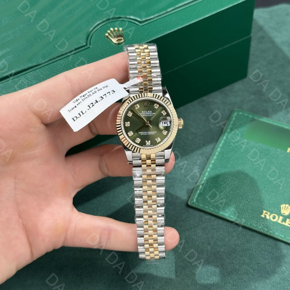 롤렉스 데이저스트 콤비 그린 10P 31mm 3