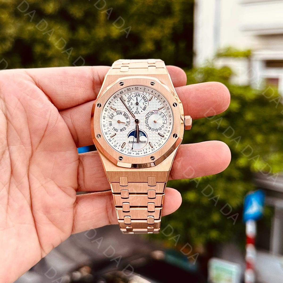 오데마피게 로얄오크 26574 로즈골드 금통 흰판 41mm 3