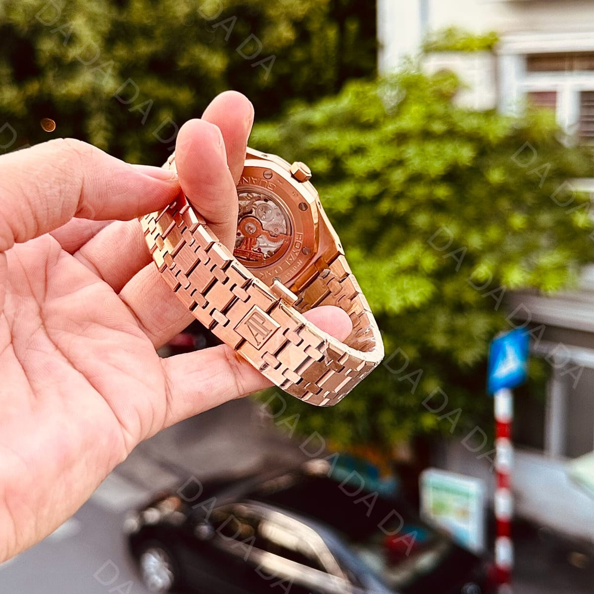 오데마피게 로얄오크 26574 로즈골드 금통 흰판 41mm 7