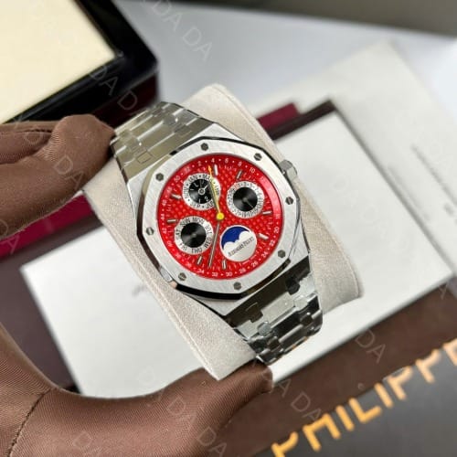 오데마피게 로얄오크 26574 레드다이얼 41mm