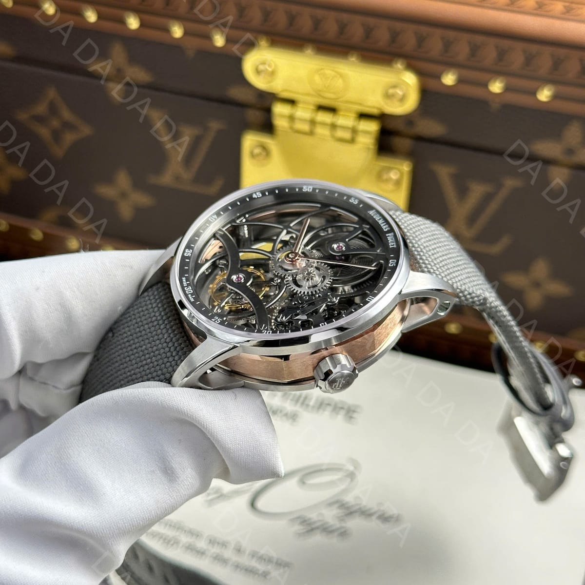 오데마피게 코드 26600 플라잉 투르비옹 그레이 41mm 8