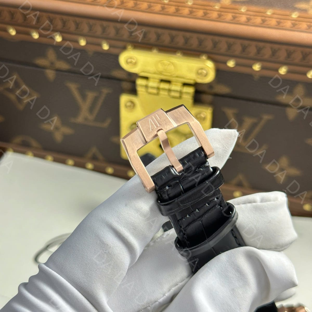 오데마피게 코드 26600 플라잉 뚜르비옹 로즈골드 금통 블랙 41mm 12