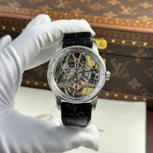 오데마피게 코드 26600 플라잉 뚜르비옹 스틸 화이트 41mm