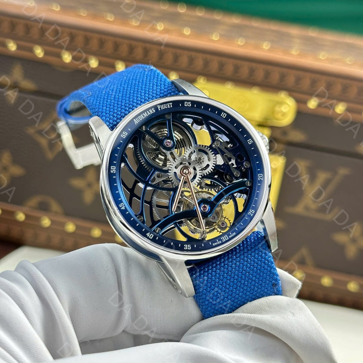오데마피게 코드 26600 플라잉 뚜르비옹 블루 41mm 3