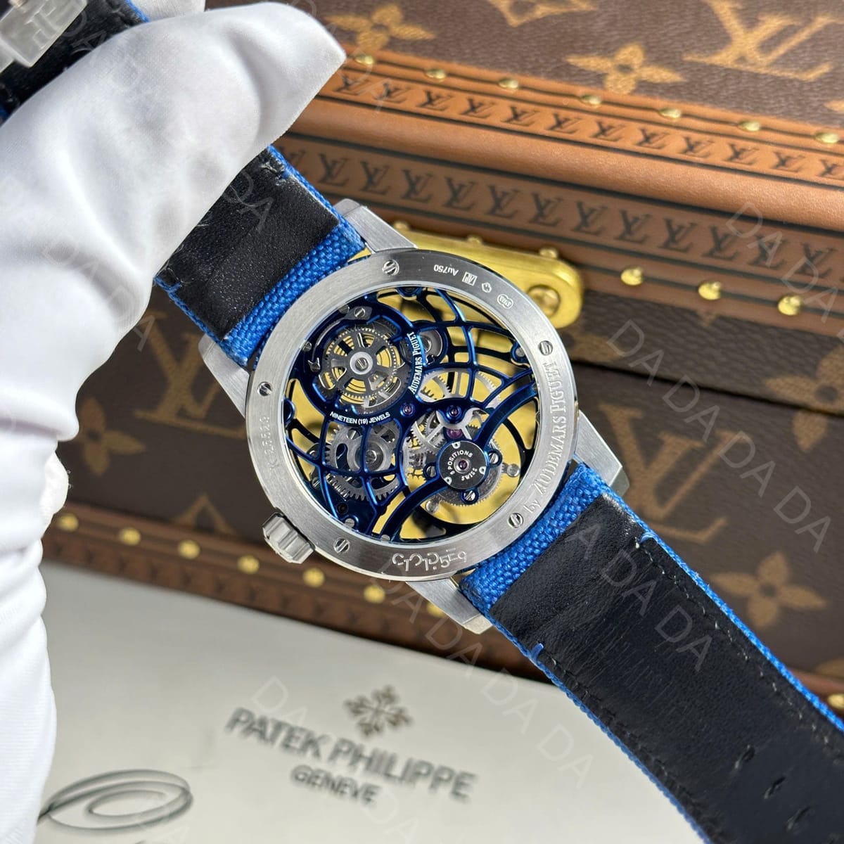 오데마피게 코드 26600 플라잉 뚜르비옹 블루 41mm 12