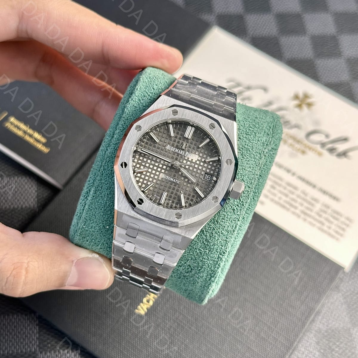 오데마피게 로얄오크 15450 그레이다이얼 37mm 4