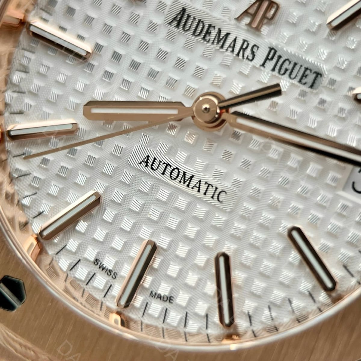 오데마피게 로얄오크 15450 로즈골드 금통 흰판 37mm 7
