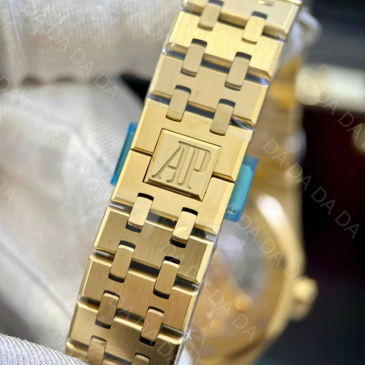 오데마피게 로얄오크 15450 옐로우골드 금통 흰판 37mm 9