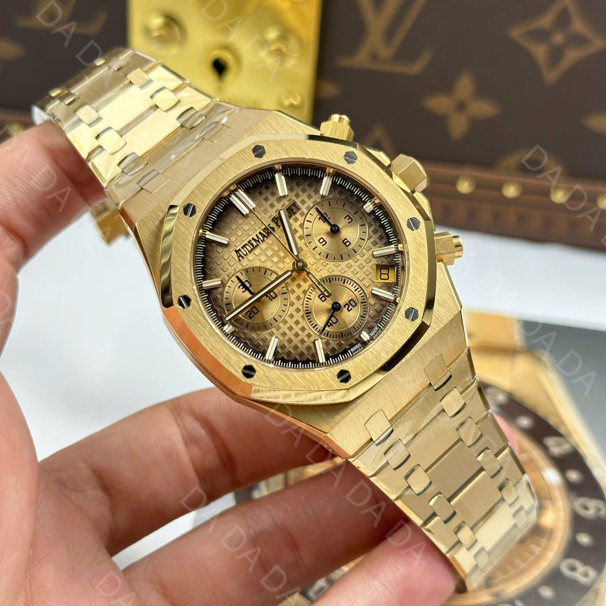 오데마피게 로얄오크 26240 옐로우골드 금통 그랜드 태피스트리 다이얼 41mm 3
