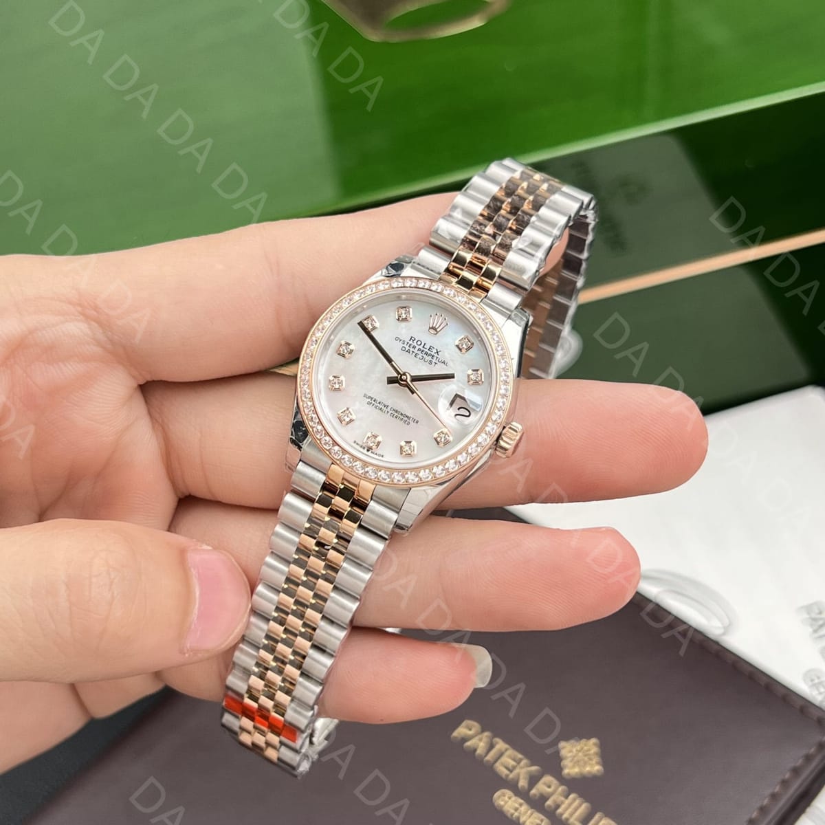 롤렉스 데이저스트 콤비 자개판 10P 다이아베젤 31mm 5