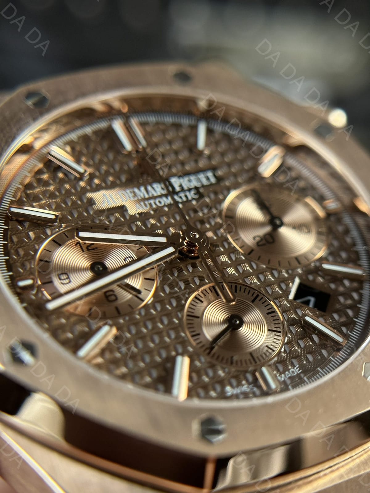 오데마피게 로얄오크 26331 로즈골드 금통 초코판 41mm 4