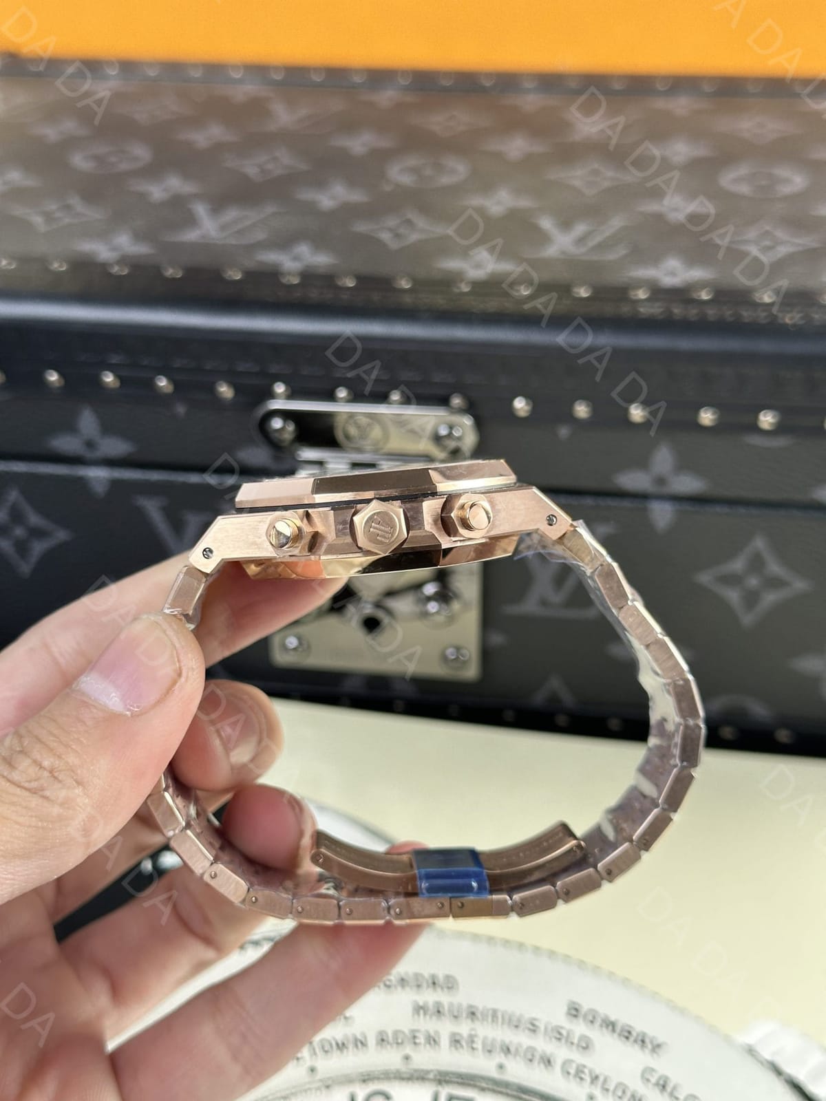 오데마피게 로얄오크 26331 로즈골드 금통 초코판 41mm 6