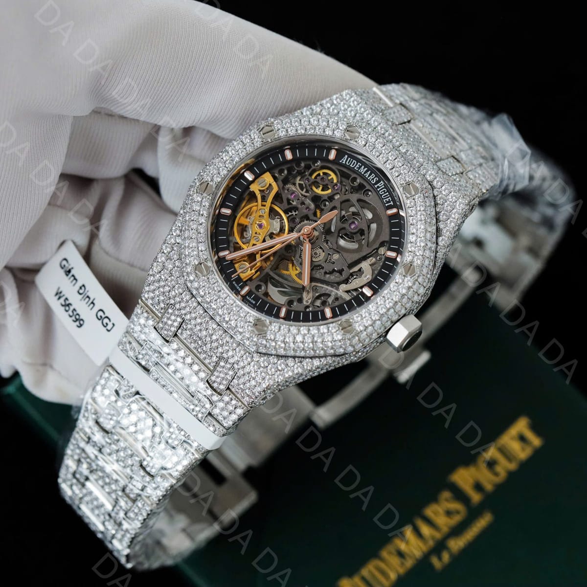 오데마피게 로얄오크 15407 더블벨런스 휠 오픈워크 풀파베 41mm 5
