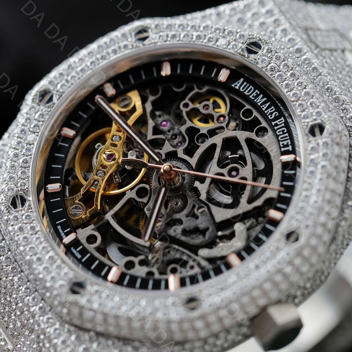 오데마피게 로얄오크 15407 더블벨런스 휠 오픈워크 풀파베 41mm 6