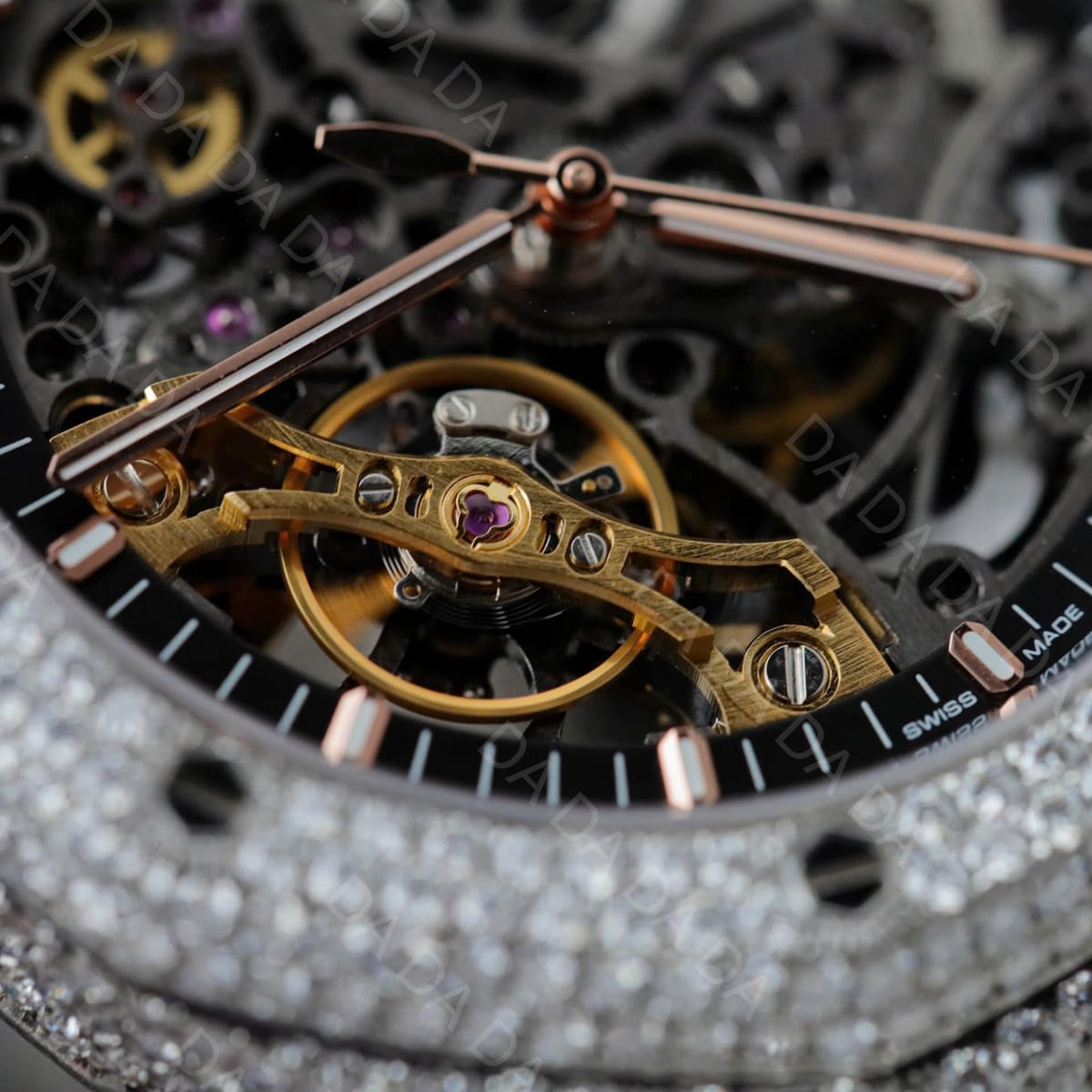 오데마피게 로얄오크 15407 더블벨런스 휠 오픈워크 풀파베 41mm 8