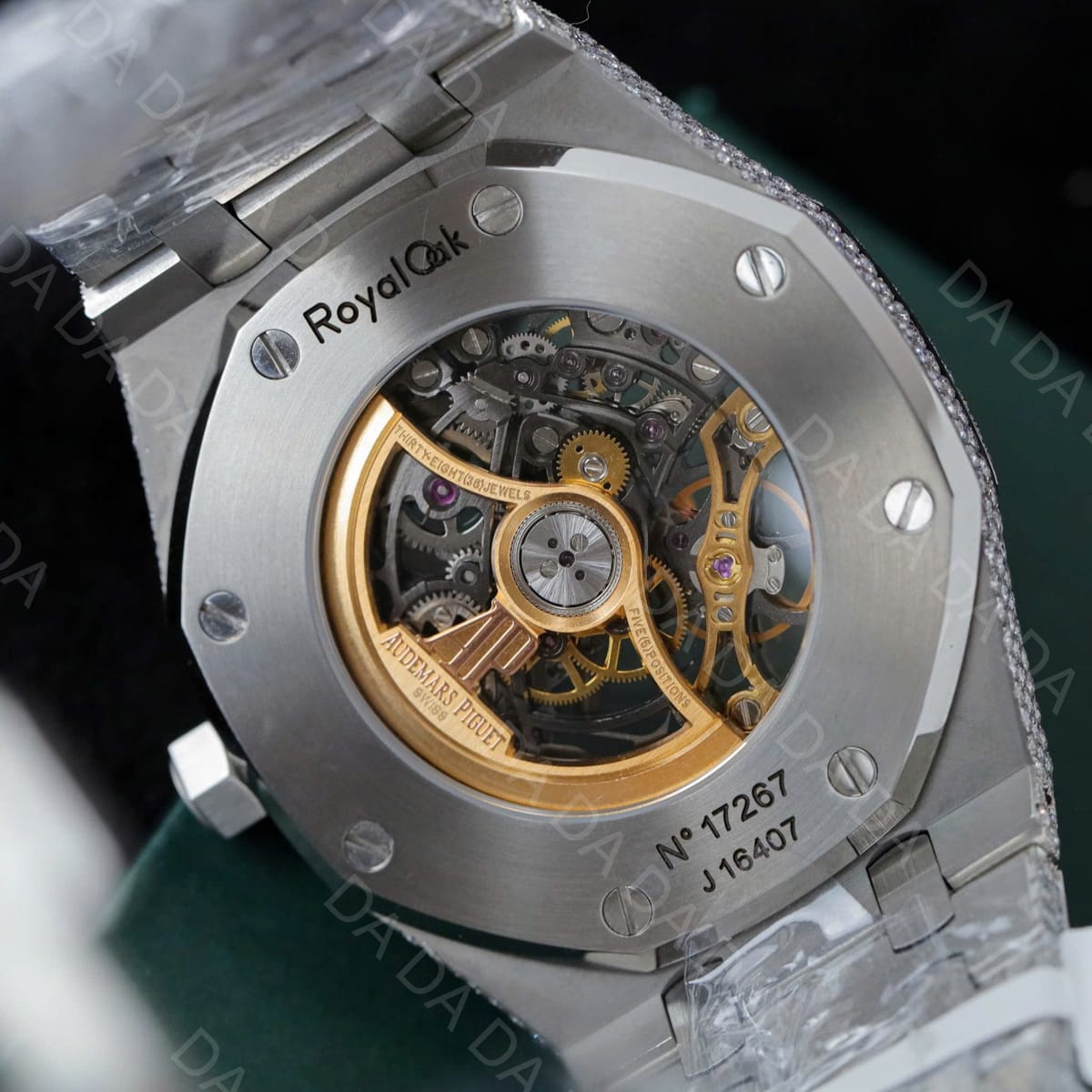 오데마피게 로얄오크 15407 더블벨런스 휠 오픈워크 풀파베 41mm 9