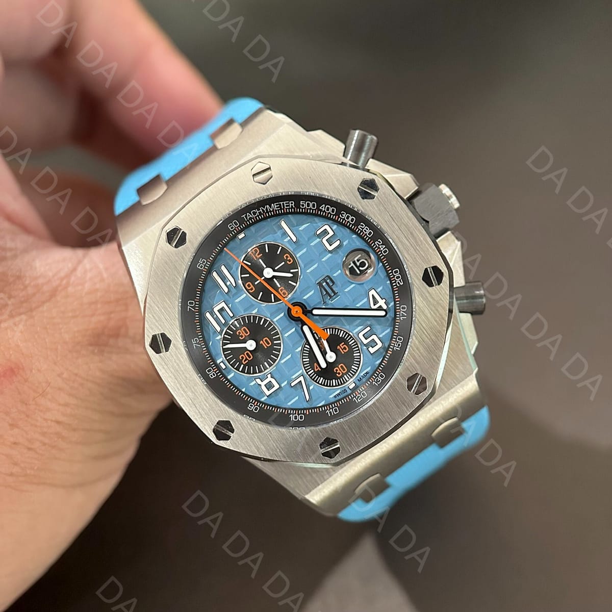 오데마피게 오프쇼어 26238 블루 러버스트랩 42mm 3