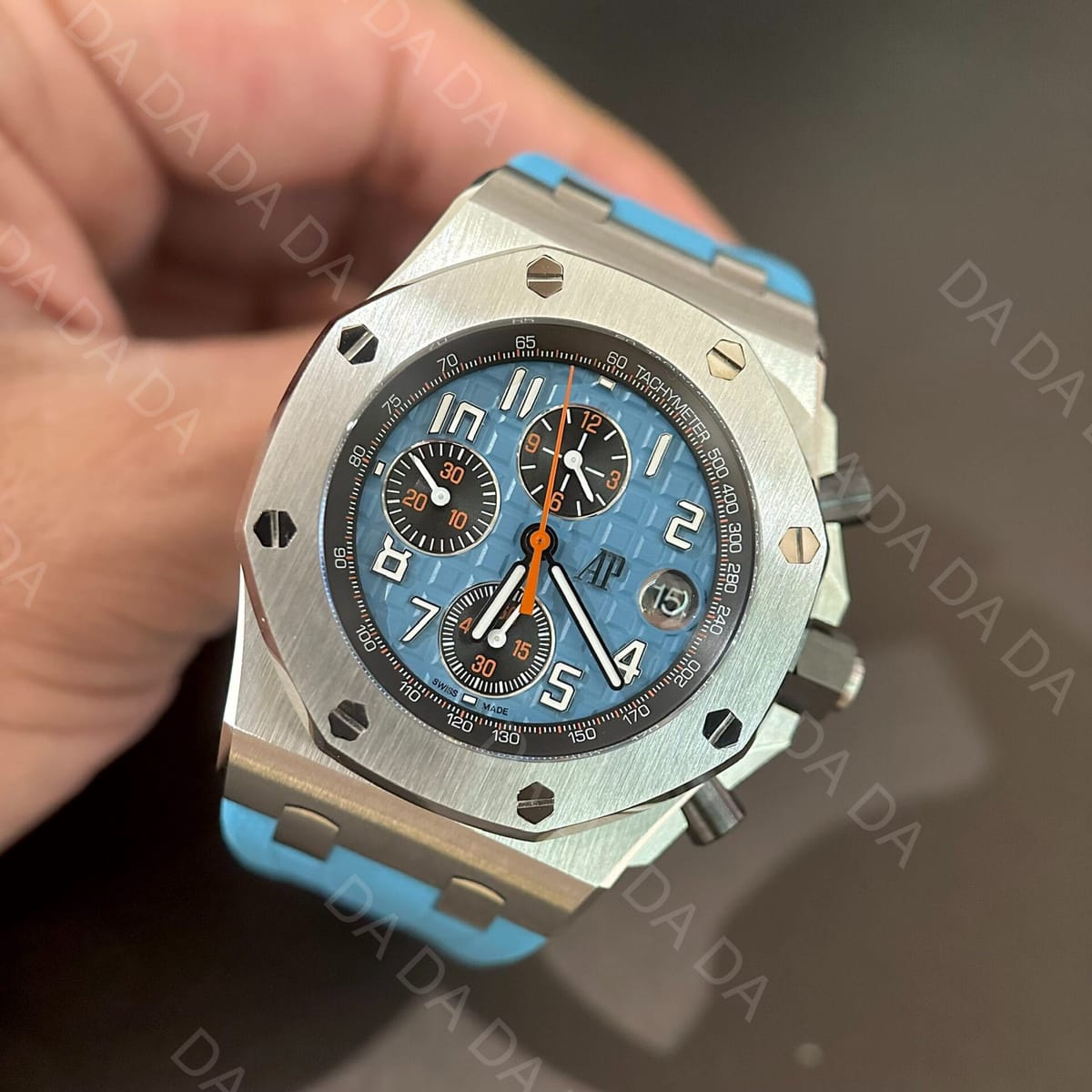오데마피게 오프쇼어 26238 블루 러버스트랩 42mm 4