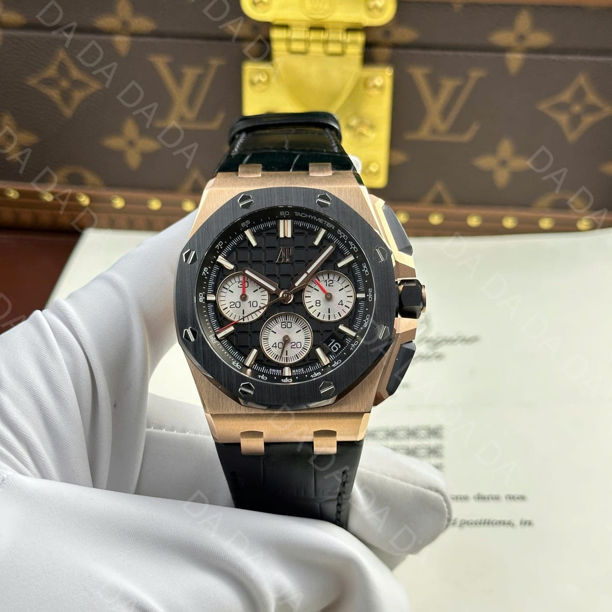 오데마피게 오프쇼어 26420 로즈골드 금통 검판 43mm 3