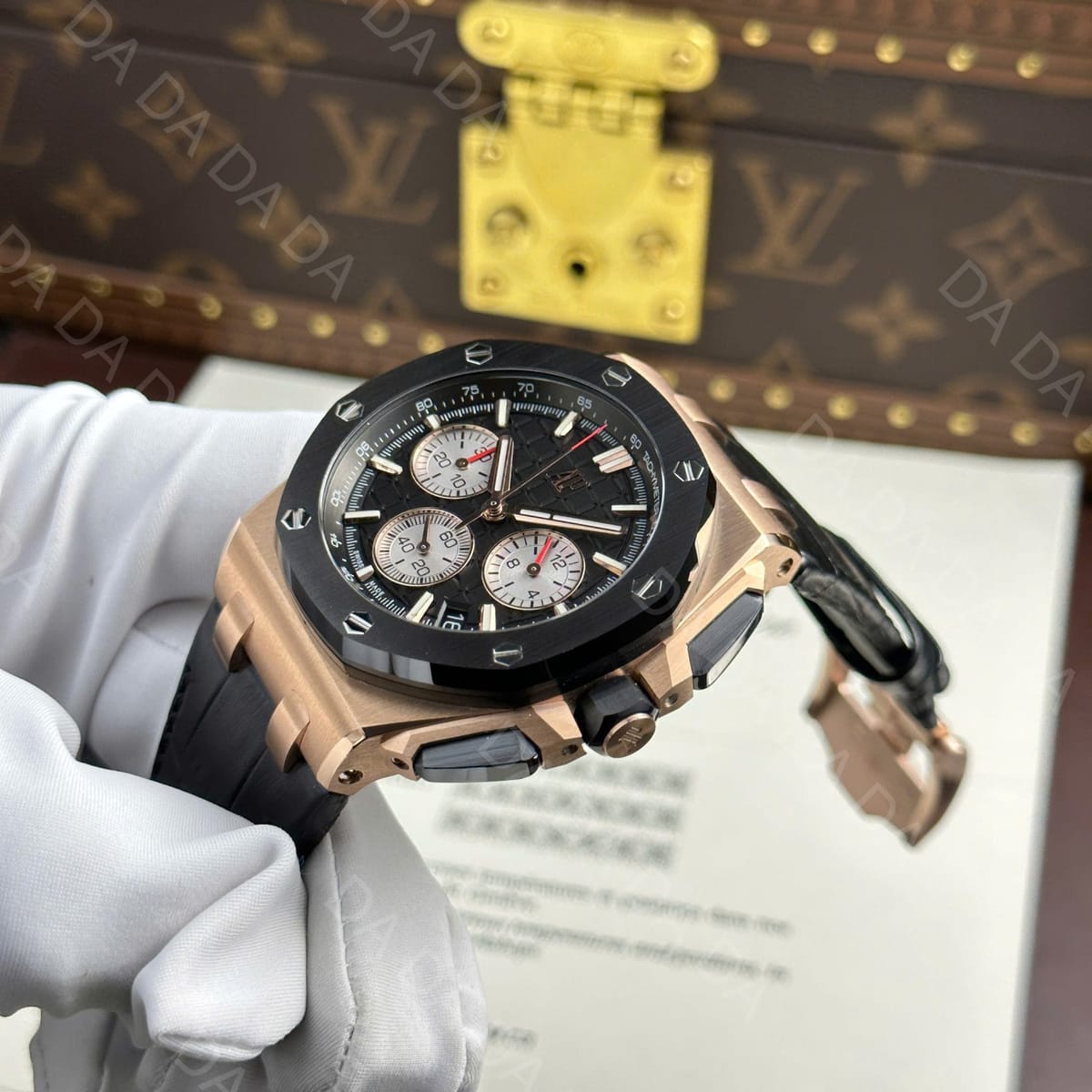 오데마피게 오프쇼어 26420 로즈골드 금통 검판 43mm 6