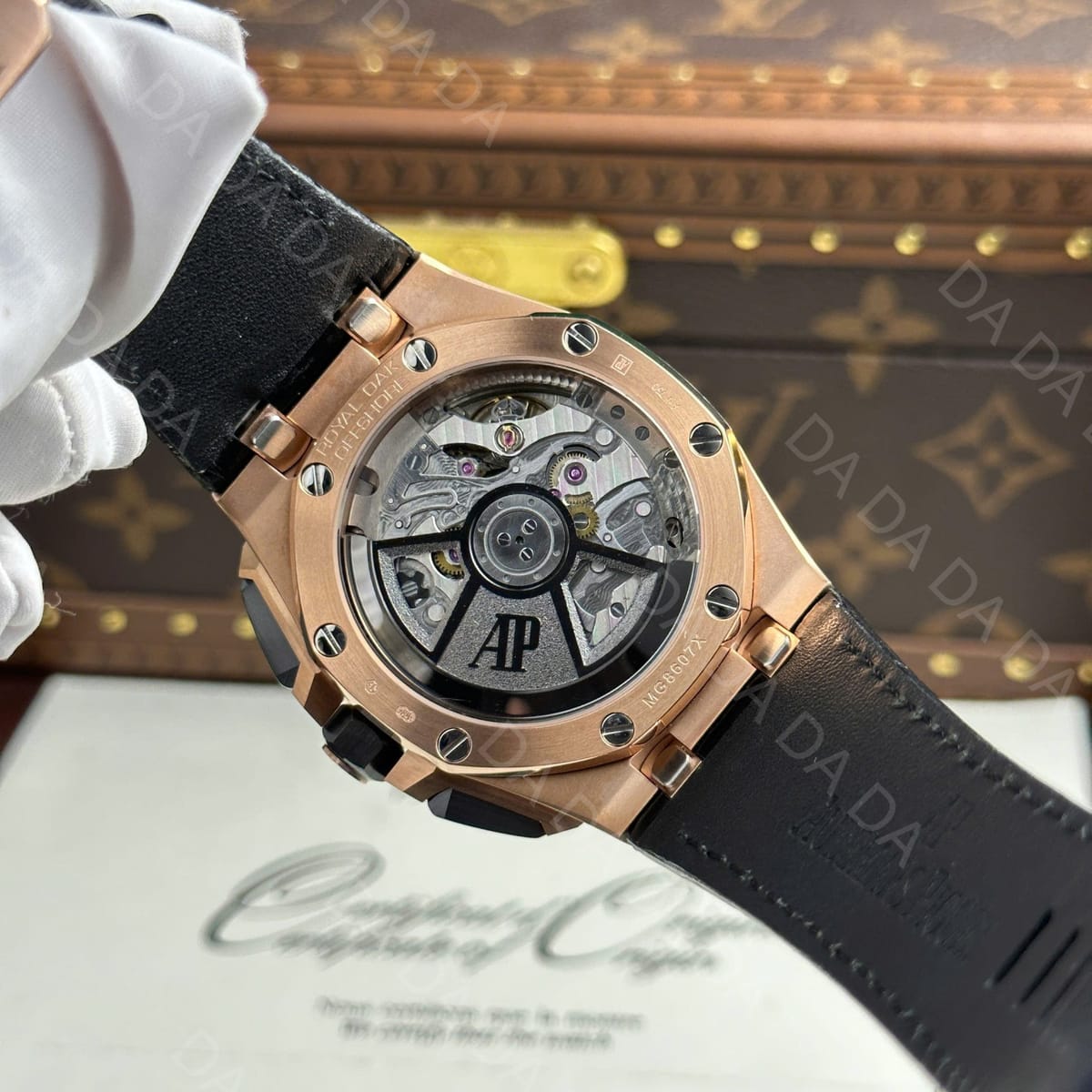 오데마피게 오프쇼어 26420 로즈골드 금통 검판 43mm 10
