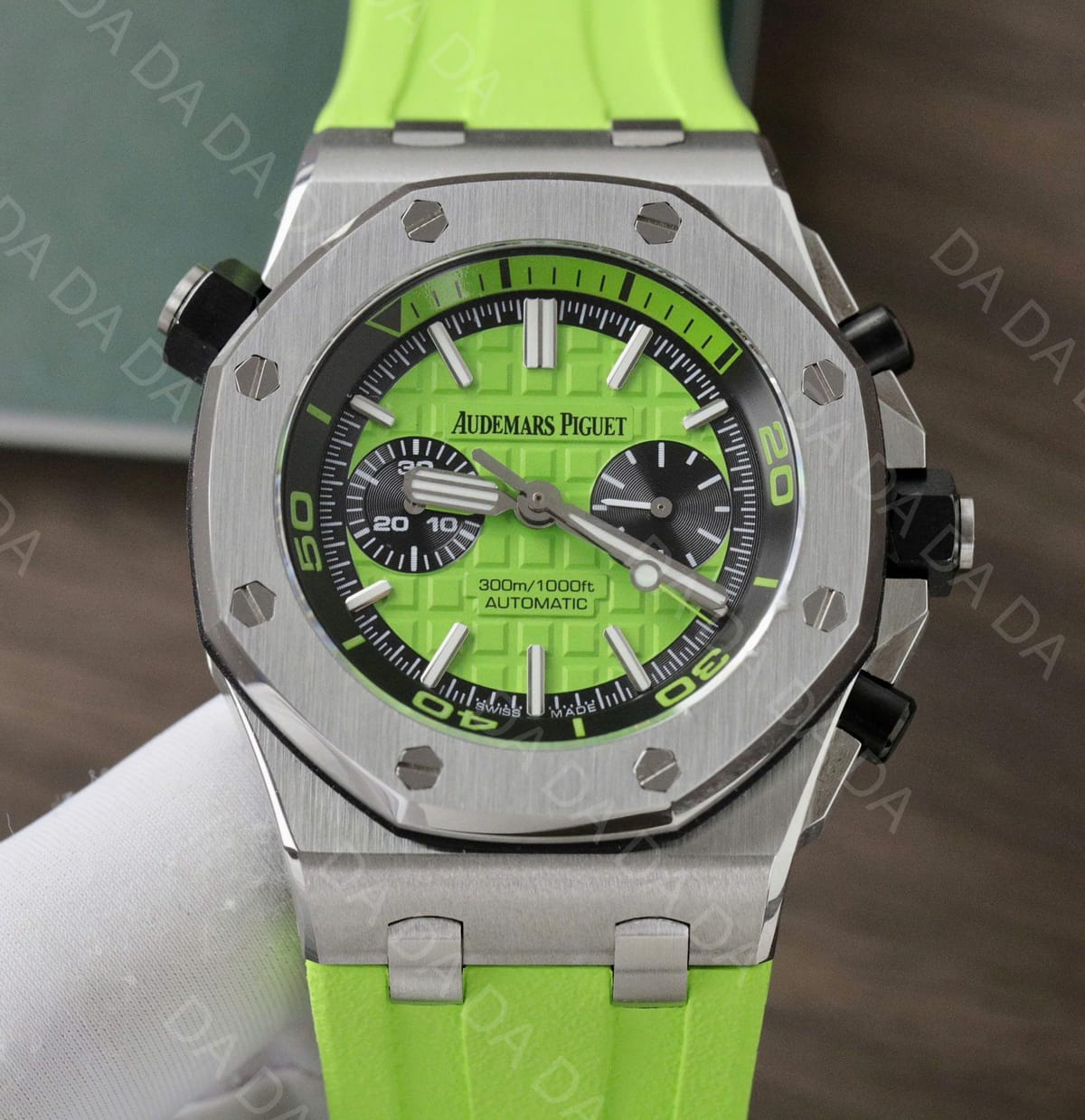 오데마피게 오프쇼어 15407 그린 42mm 3