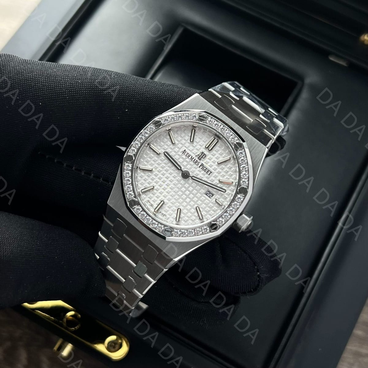 오데마피게 로얄오크 77351 스틸 흰판 34mm 3