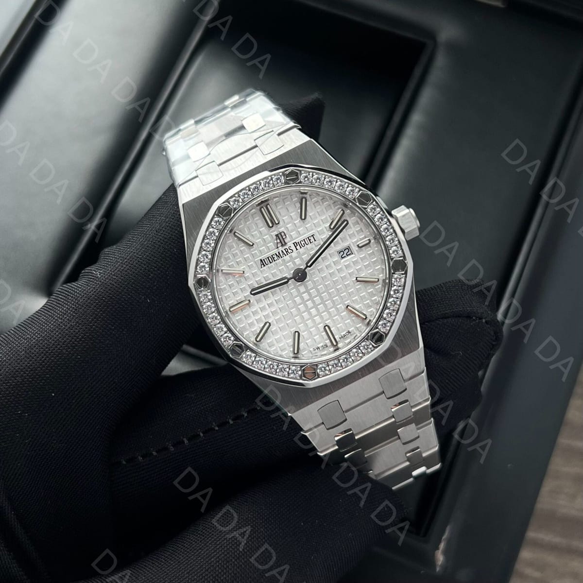 오데마피게 로얄오크 77351 스틸 흰판 34mm 4
