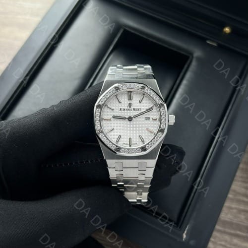 오데마피게 로얄오크 77351 스틸 흰판 34mm