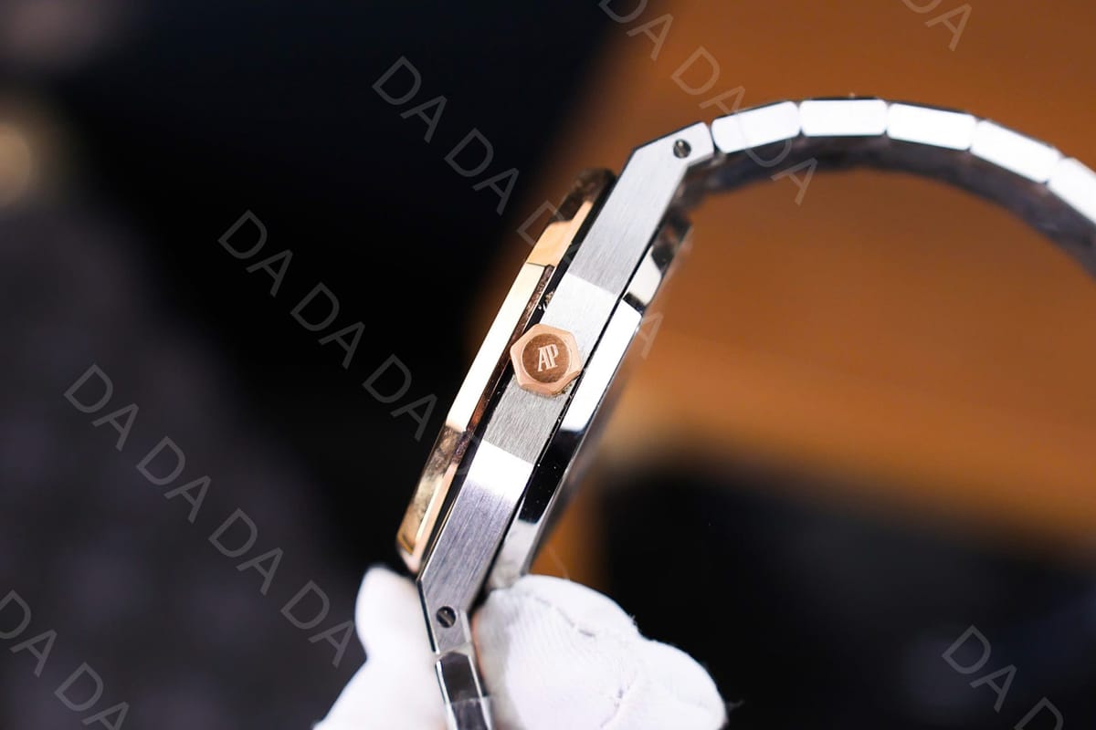 오데마피게 로얄오크 77351 로즈골드 콤비 흰판 34mm 6