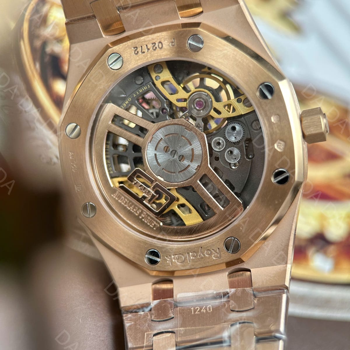 오데마피게 로얄오크 16204 오픈워크 울트라 씬 점보 금통 블랙 39mm 8