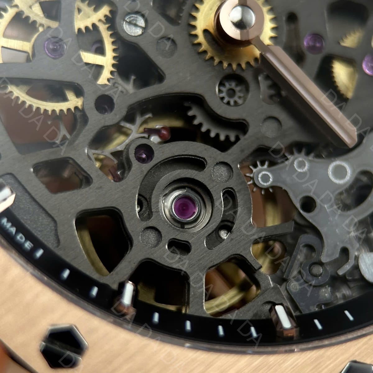 오데마피게 로얄오크 16204 오픈워크 울트라 씬 점보 금통 블랙 39mm 10