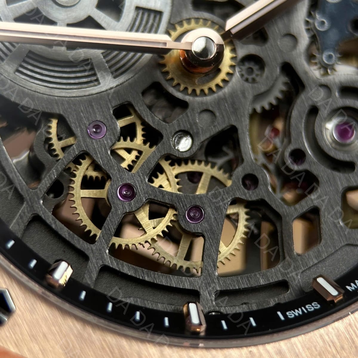 오데마피게 로얄오크 16204 오픈워크 울트라 씬 점보 금통 블랙 39mm 12