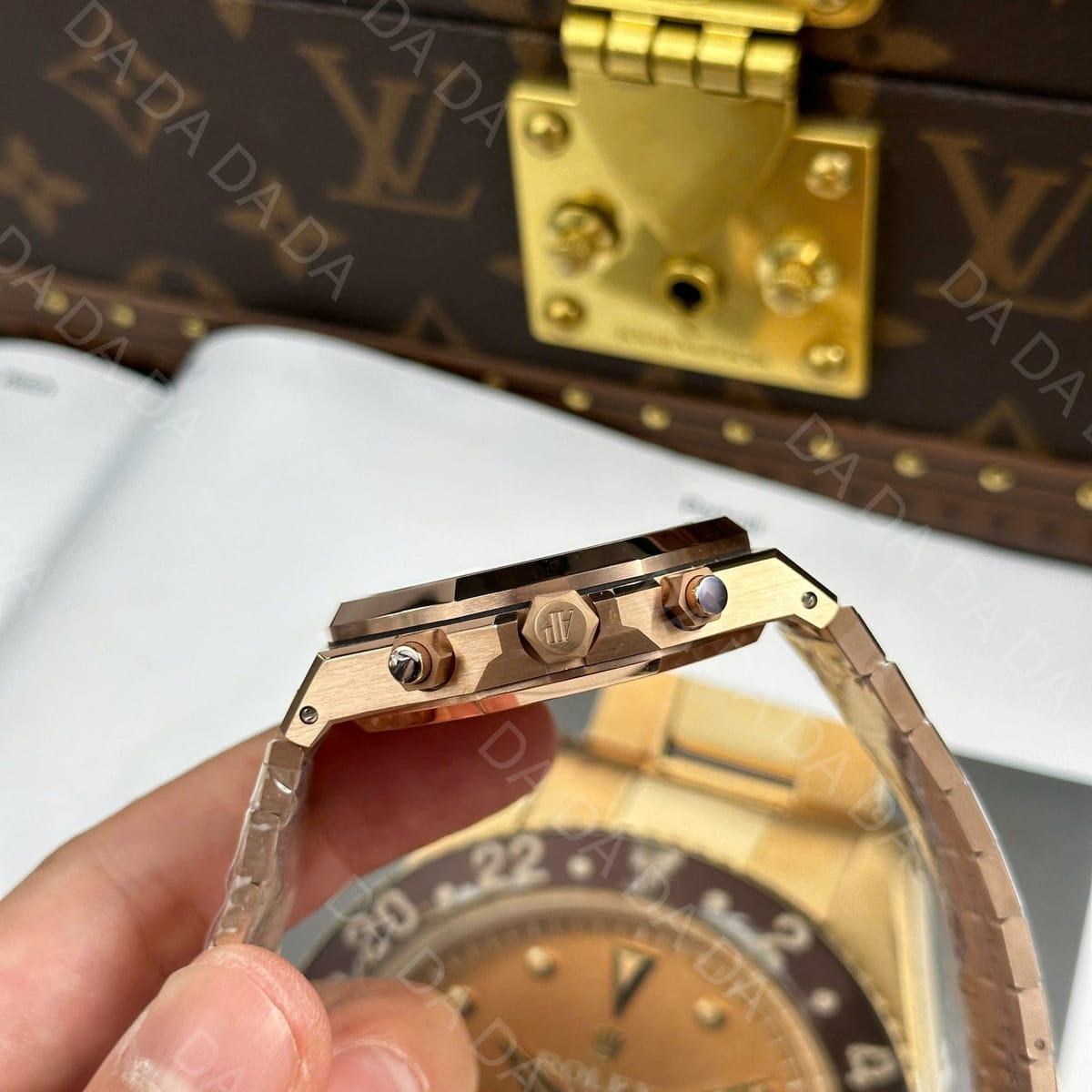 오데마피게 로얄오크 26239 로즈골드 금통 초코판 41mm 9