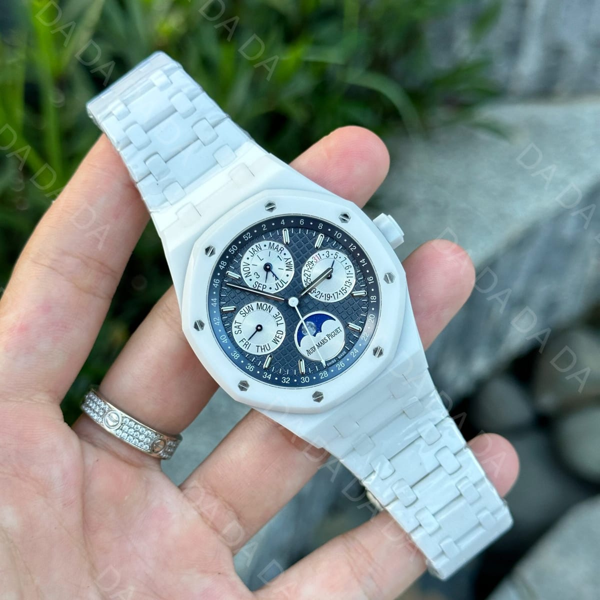 오데마피게 로얄오크 26579 화이트세라믹 청판 42mm 3