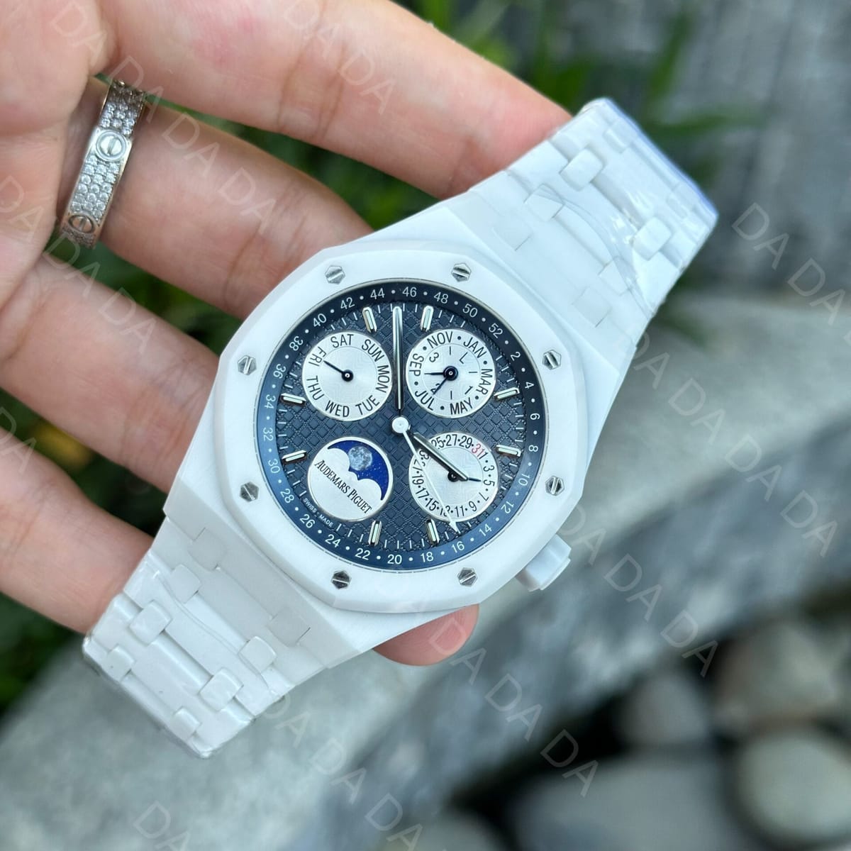 오데마피게 로얄오크 26579 화이트세라믹 청판 42mm 4