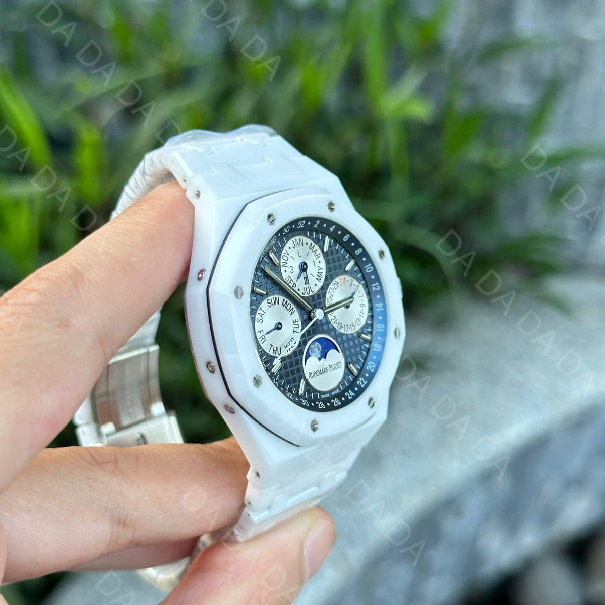오데마피게 로얄오크 26579 화이트세라믹 청판 42mm 5