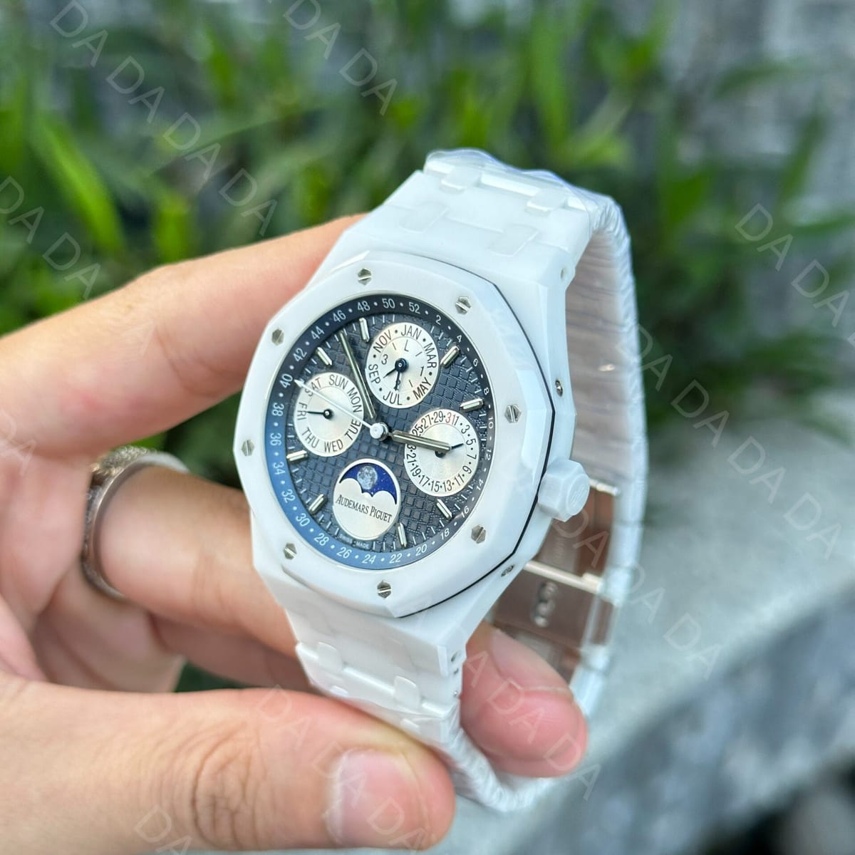 오데마피게 로얄오크 26579 화이트세라믹 청판 42mm 6