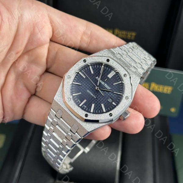 오데마피게 로얄오크 15410 프로스티드 청판 41mm 3
