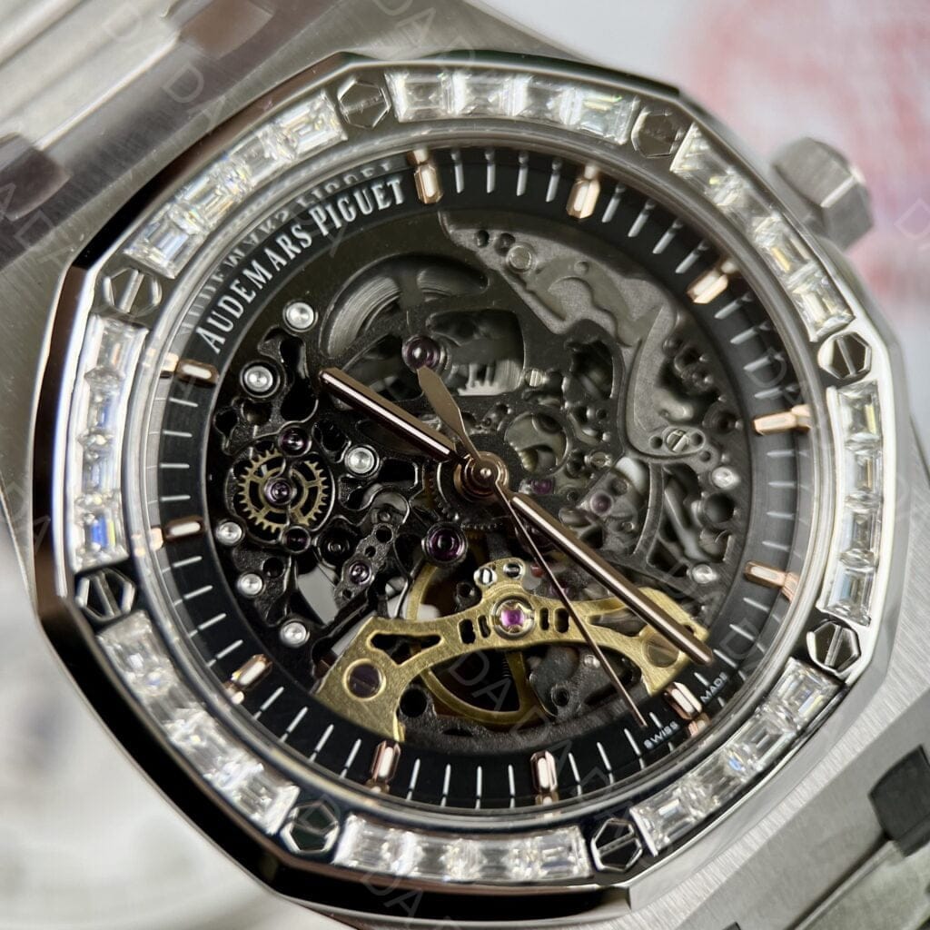 오데마피게 로얄오크 15412 스켈레톤 다이아베젤 41mm 4
