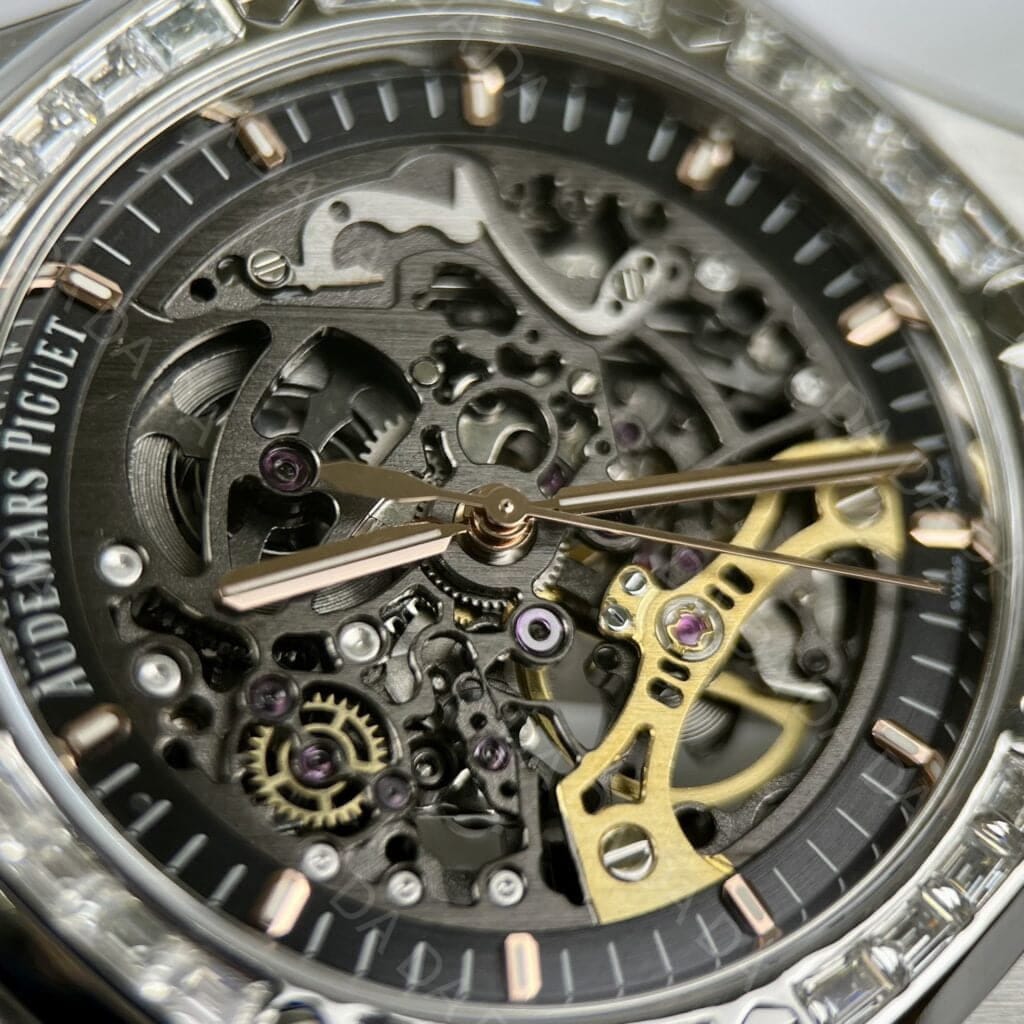 오데마피게 로얄오크 15412 스켈레톤 다이아베젤 41mm 5