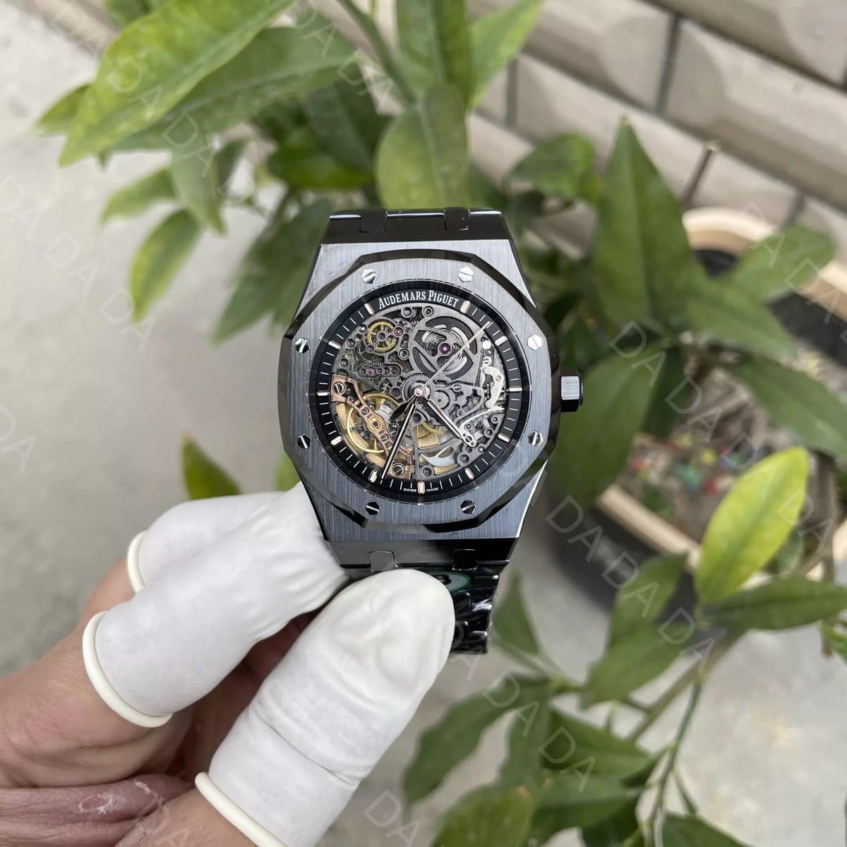 오데마피게 로얄오크 15416 스켈레톤 블랙세라믹 41mm 3