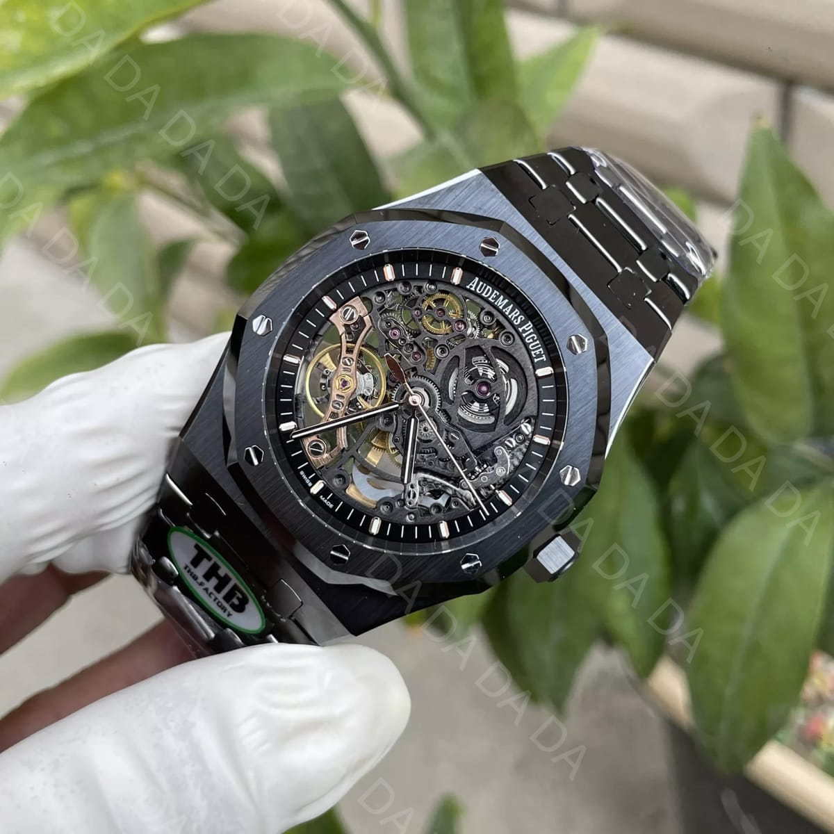 오데마피게 로얄오크 15416 스켈레톤 블랙세라믹 41mm 5