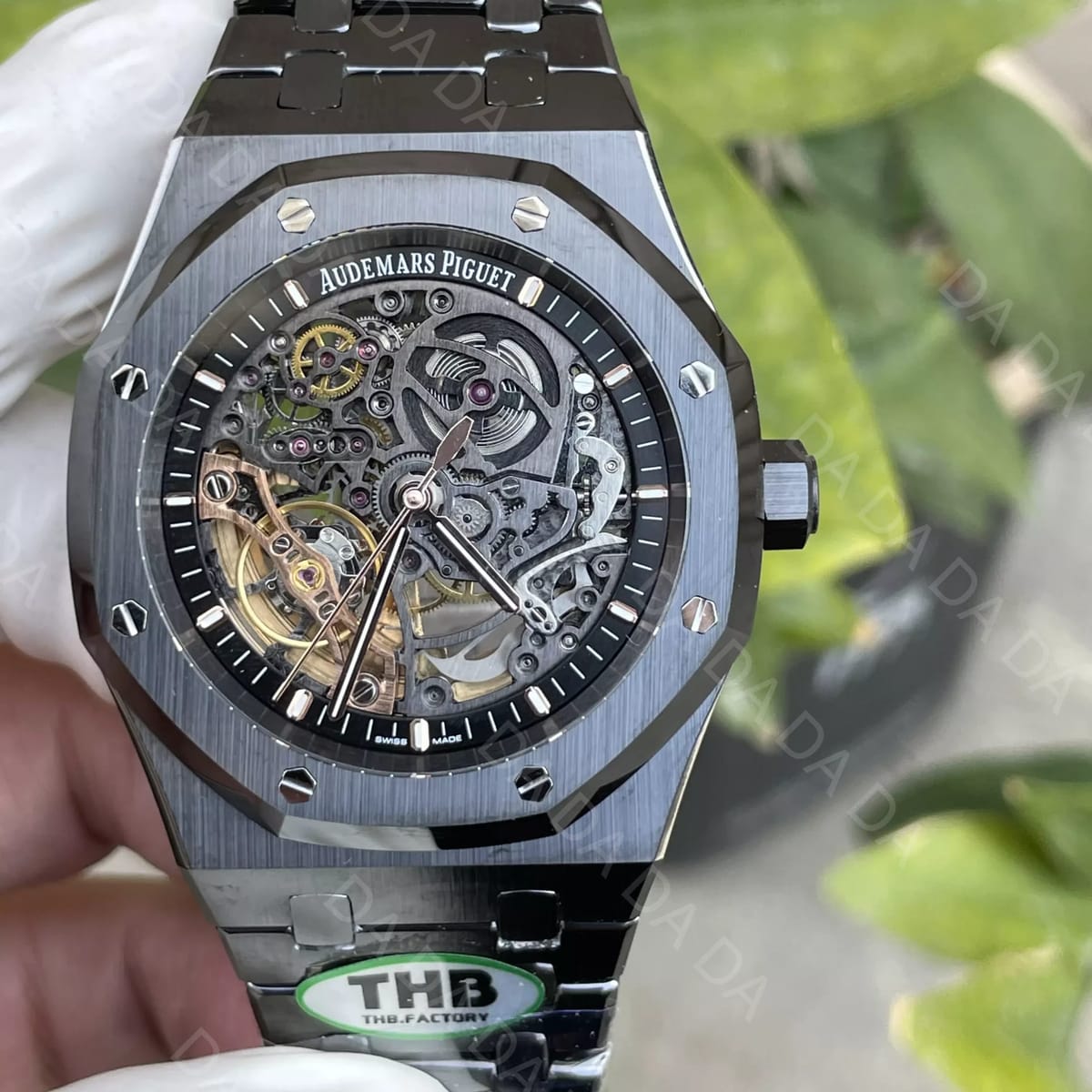 오데마피게 로얄오크 15416 스켈레톤 블랙세라믹 41mm 6